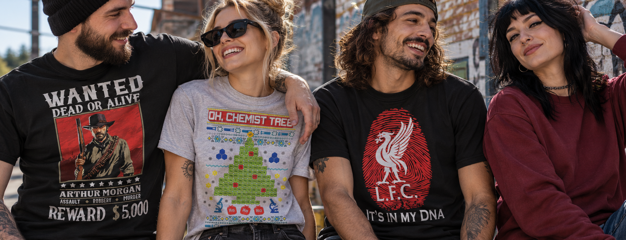 printed t-shirts and hoodies from Ten Quid Teez