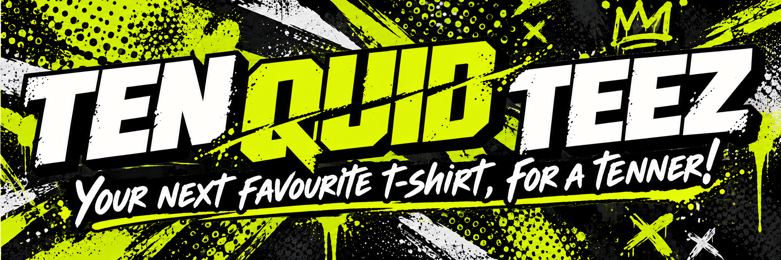 printed t-shirts and hoodies from Ten Quid Teez