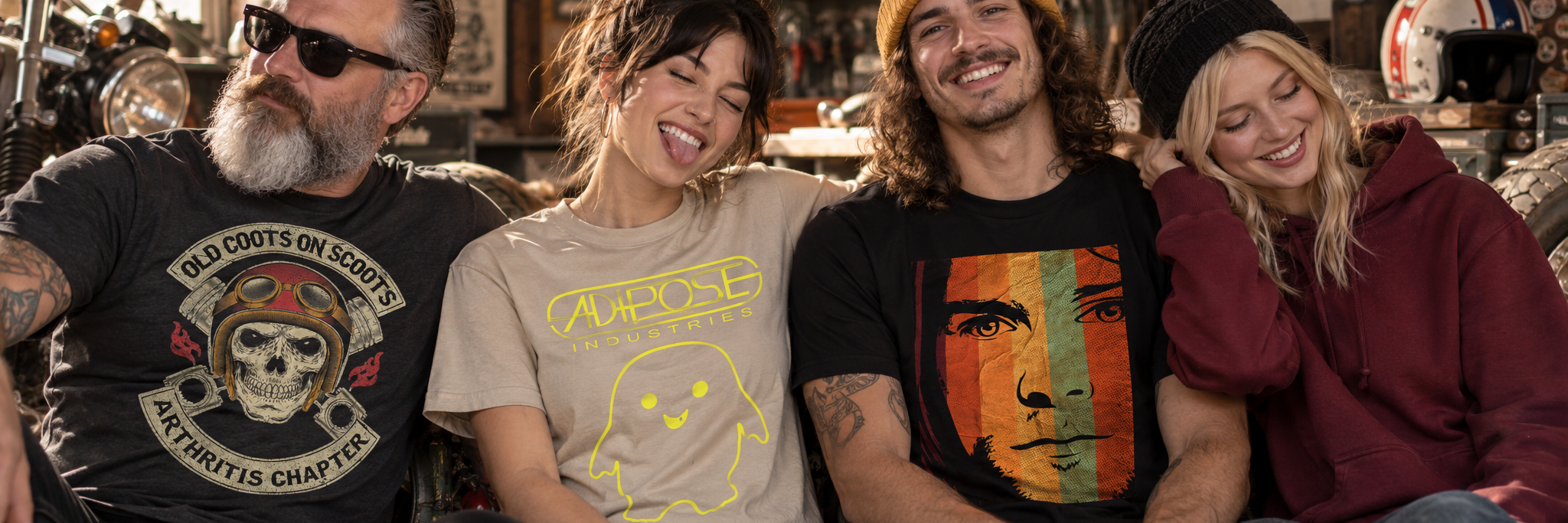 printed t-shirts and hoodies from Ten Quid Teez