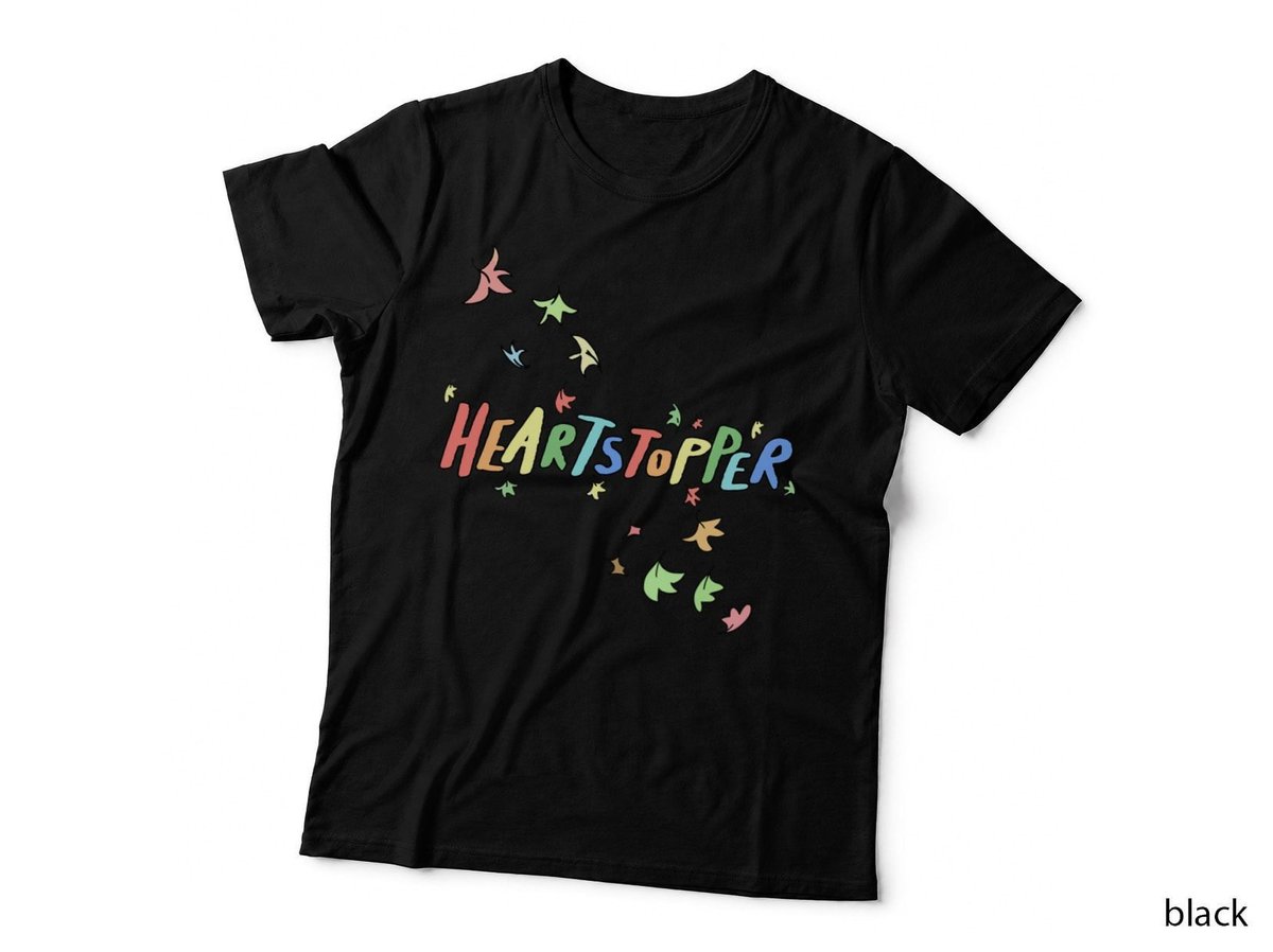 Heartstopper T-Shirt, Autumn Leaves Falling, LGBTQ Romance Series Fan