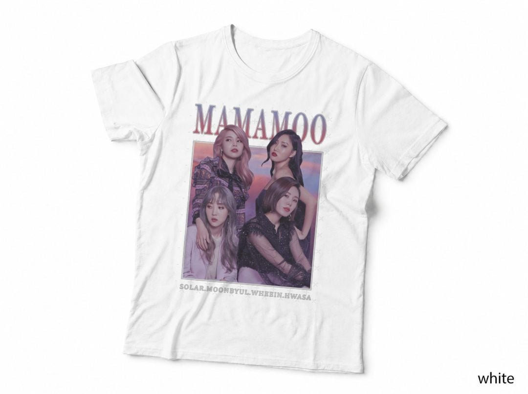 MAMAMOO Members Photoshoot Vintage Retro Band Style 90s Classic T-Shirt