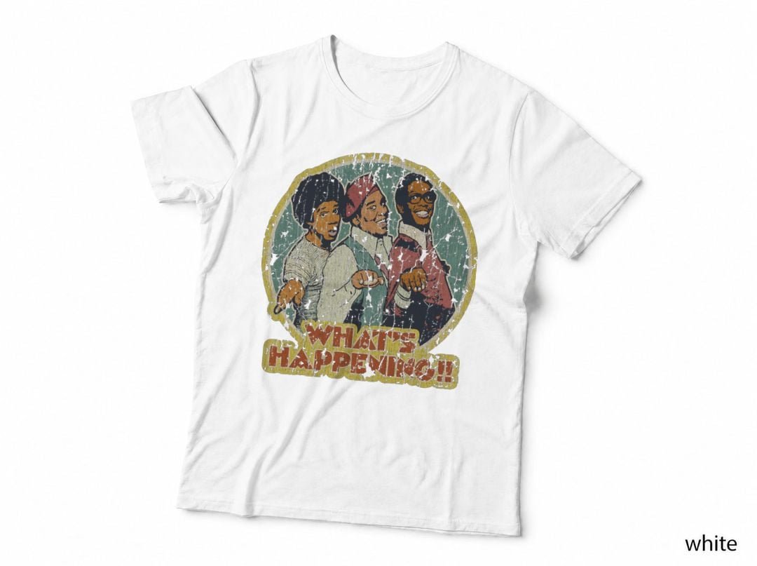 What's Happening Retro TV Show T-Shirt, 70s Sitcom Fans, Distressed