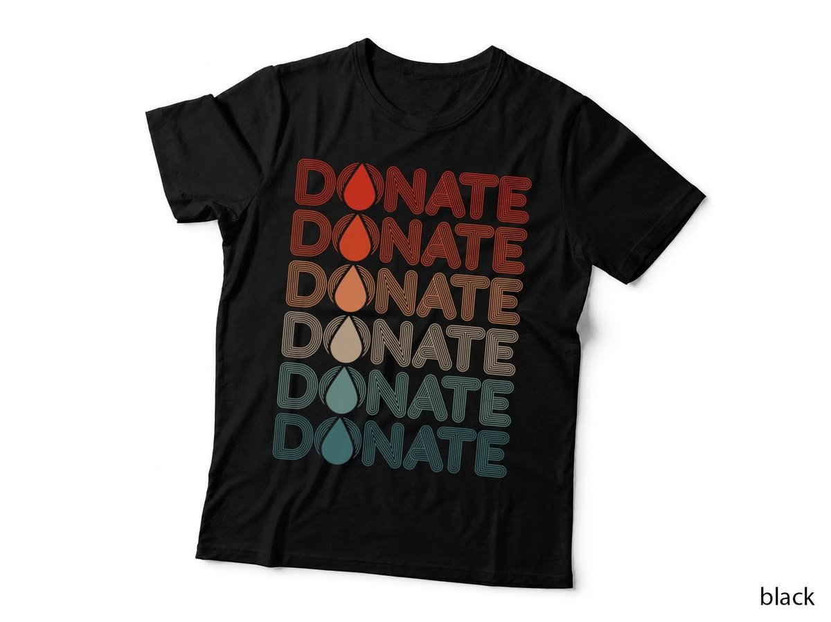 Cool Donate Blood Graphic Art - Blood Donor Design T-Shirt