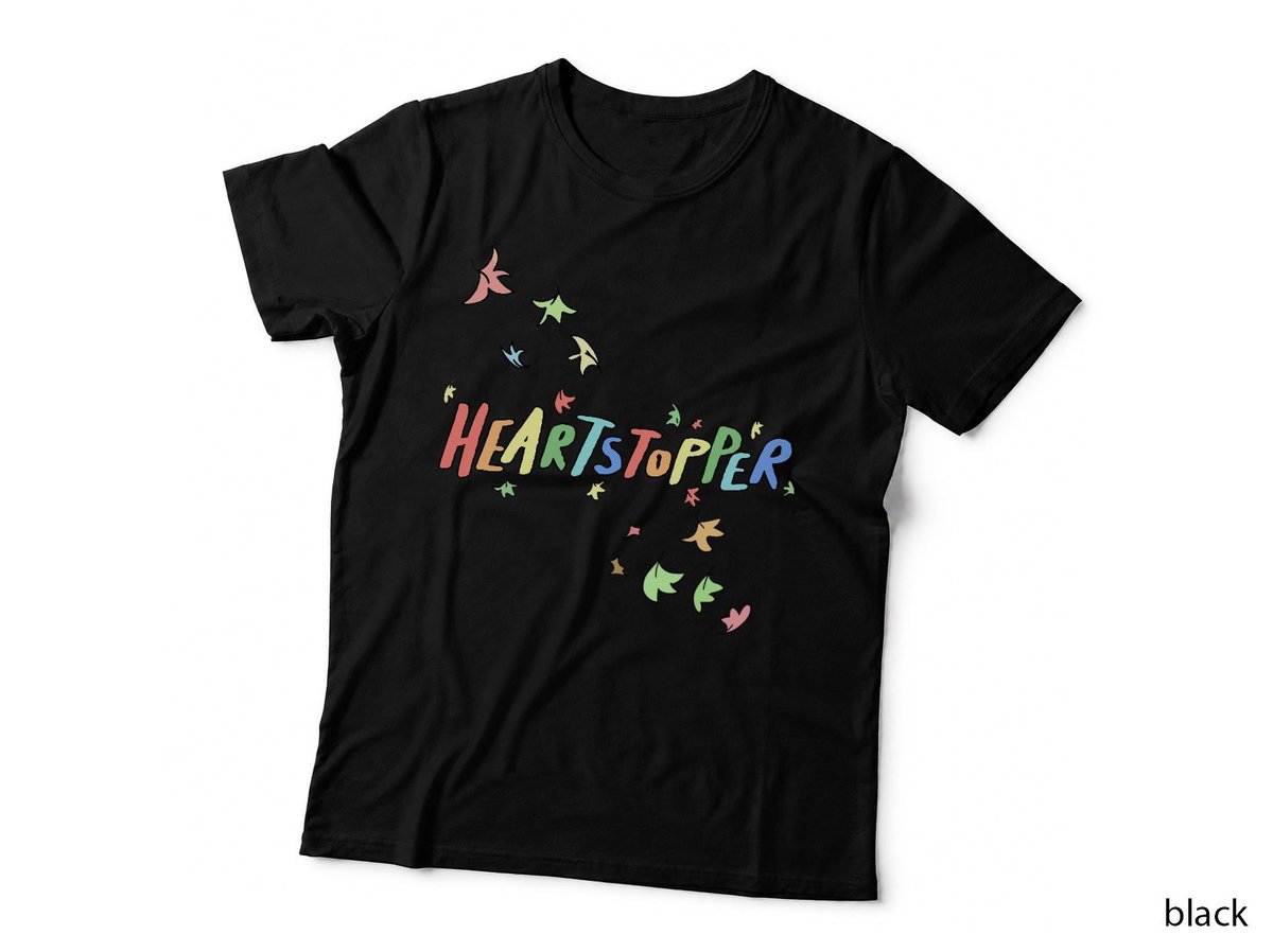 Heartstopper T-Shirt, Autumn Leaves Falling, LGBTQ Romance Series Fan