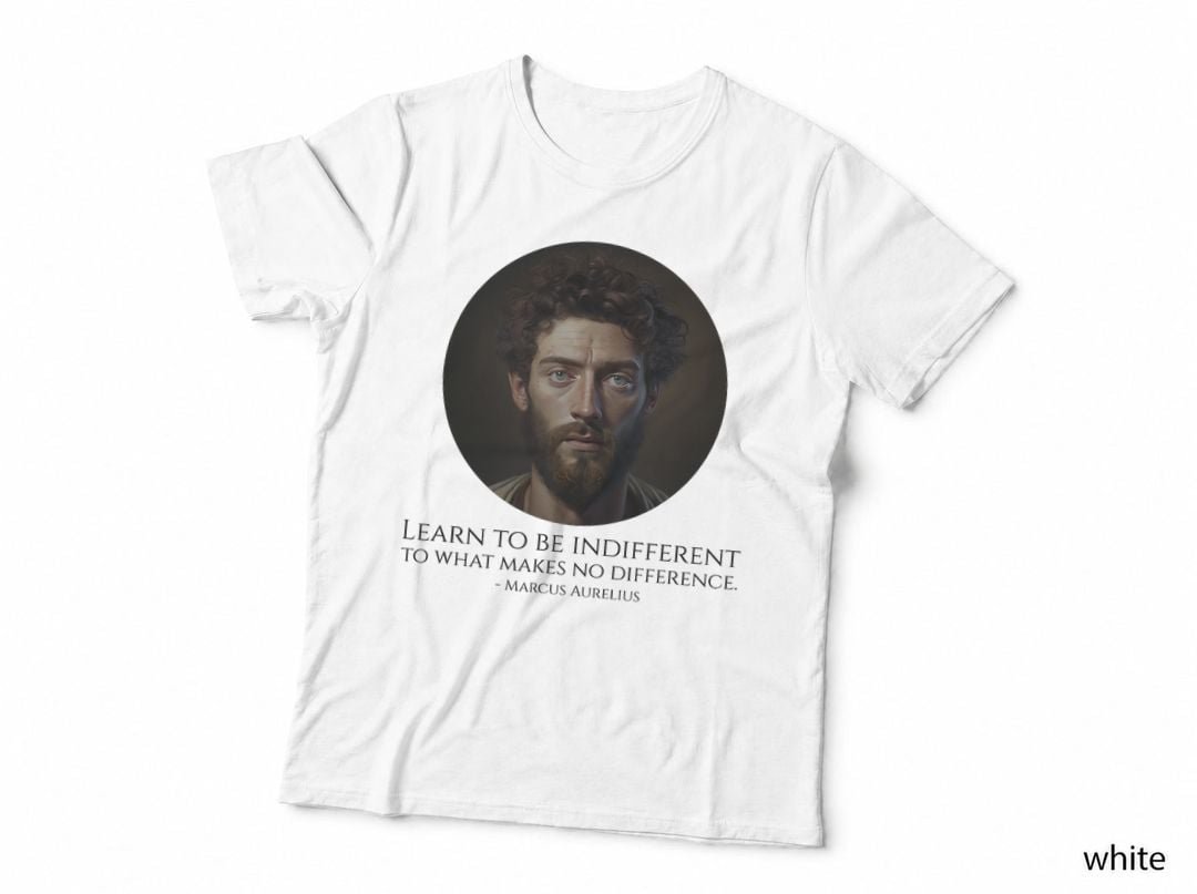 Marcus Aurelius Stoic Quote T-Shirt, Ancient Roman Philosophy, Stoic Wisdom