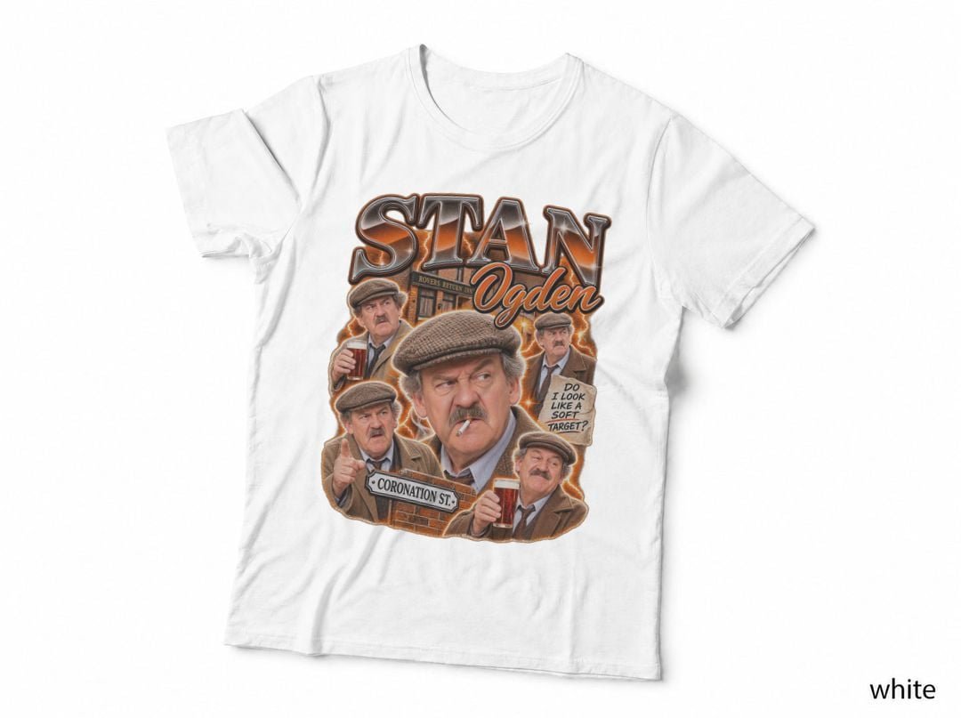 Stan Ogden Coronation Street Corrie British TV Soap Opera T-Shirt Hoodie