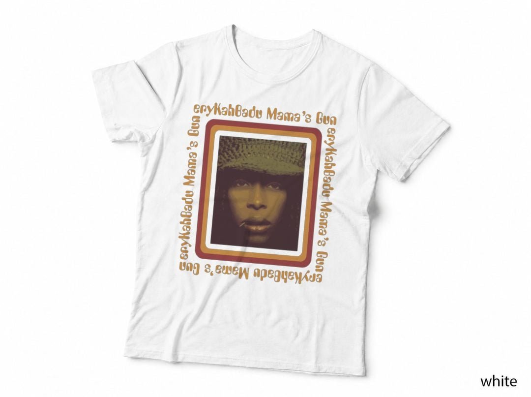 BowersJ Erykah Badu Mama_s Gun Men_s T-Shirt