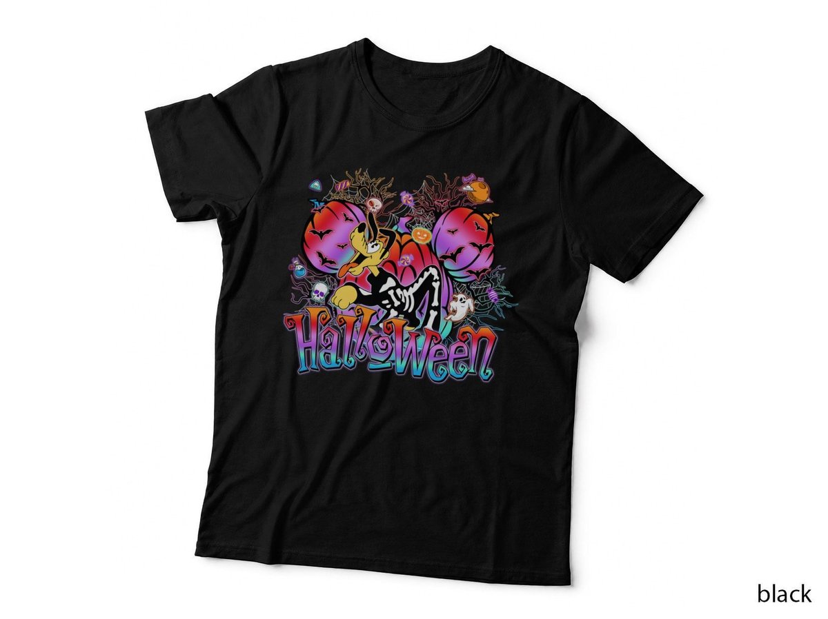 Halloween Pluto Costume T-Shirt, Trick-or-Treat Party Wear