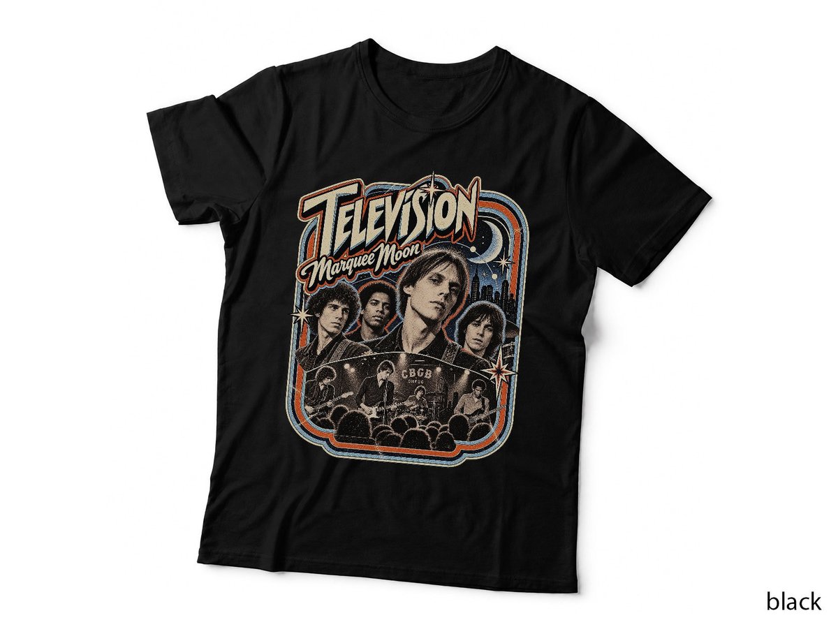 Television Marquee Moon Vintage Punk Retro Rock Music T-Shirt