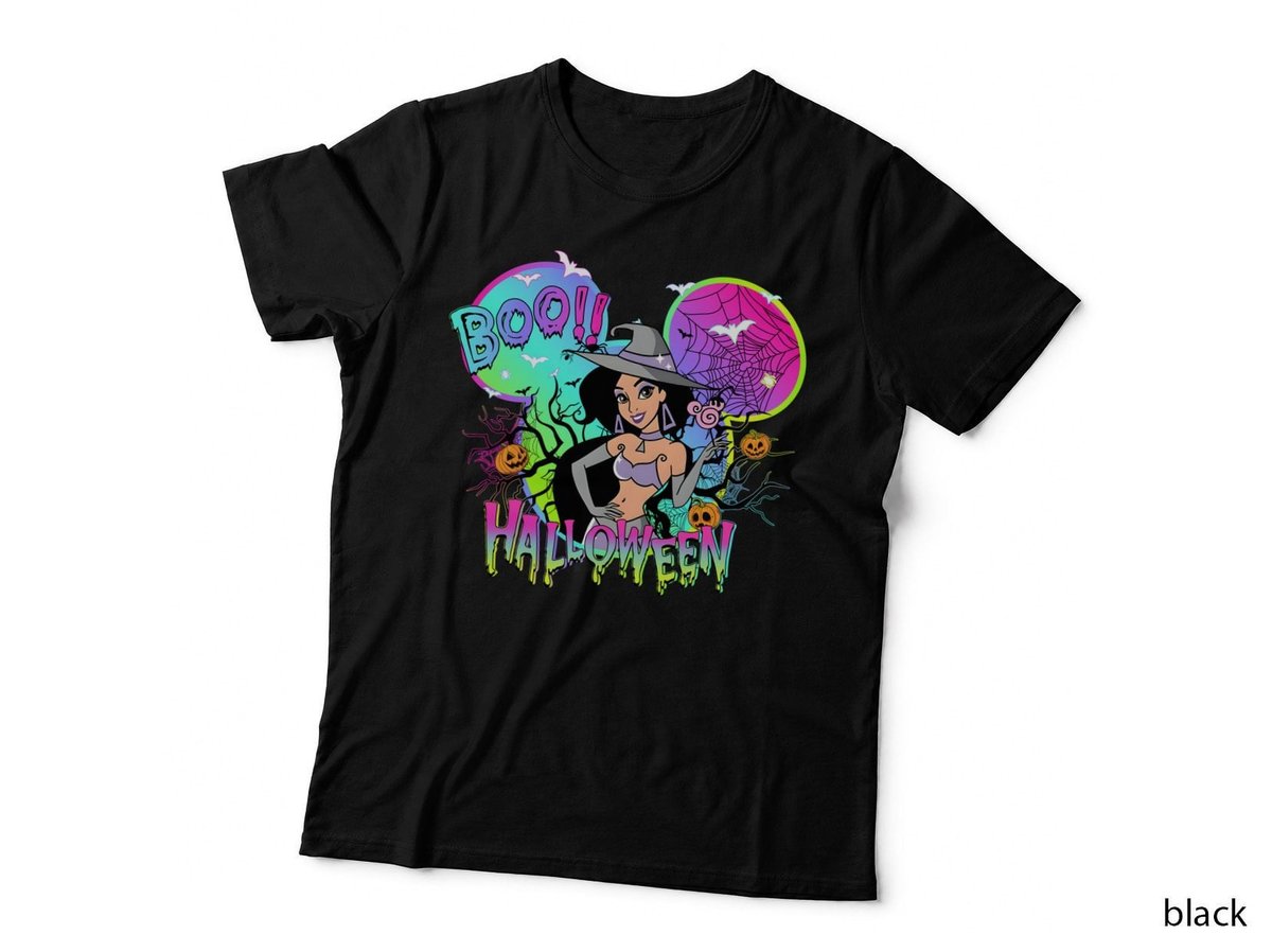 Halloween Witch T-Shirt, Spooky Costume Theme, Festive Party Wear
