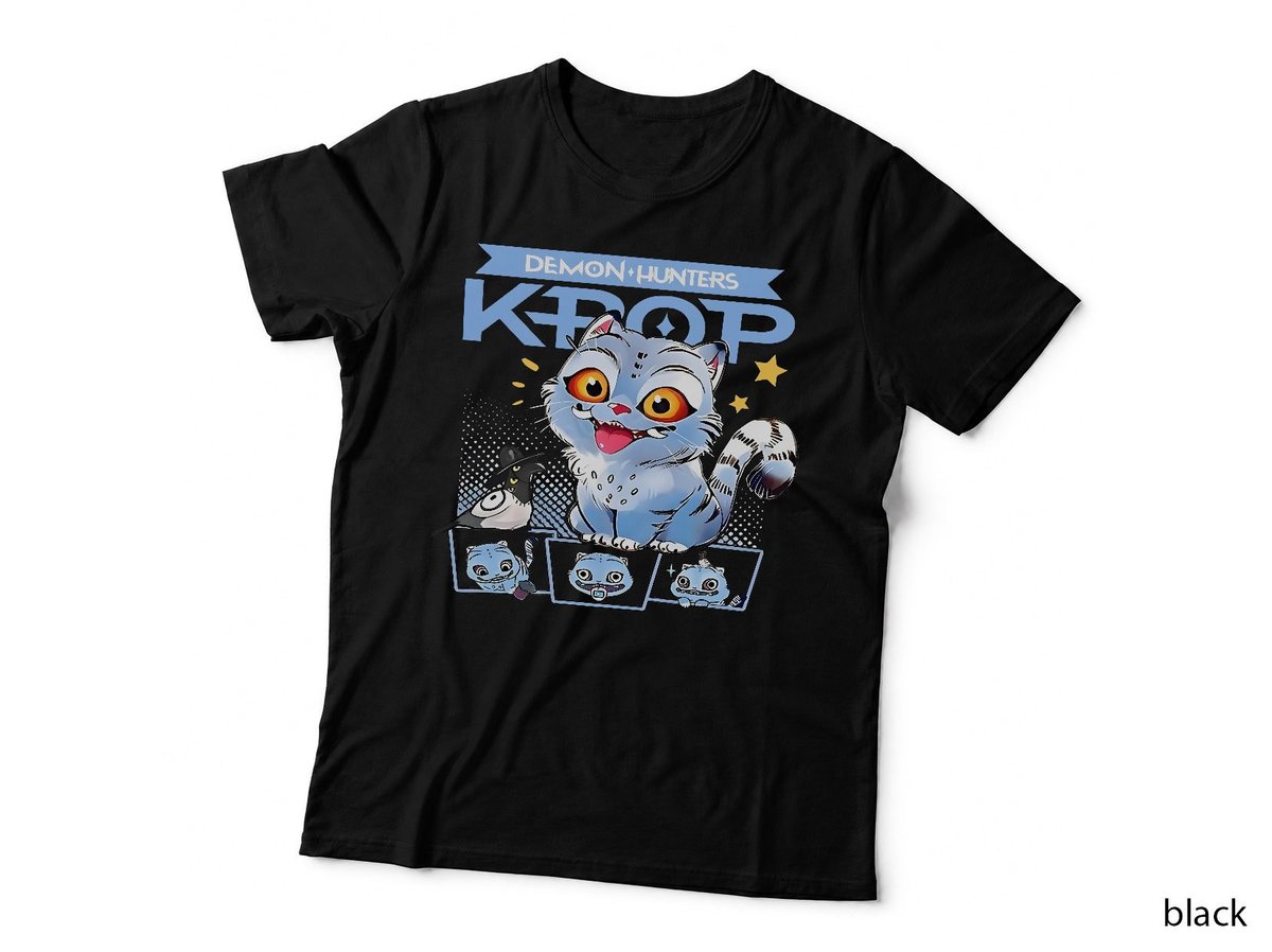 Derpy Cat Shirt, Demon Hunters, Rumi, Zoey, Mira, Super Girls Saja Boys