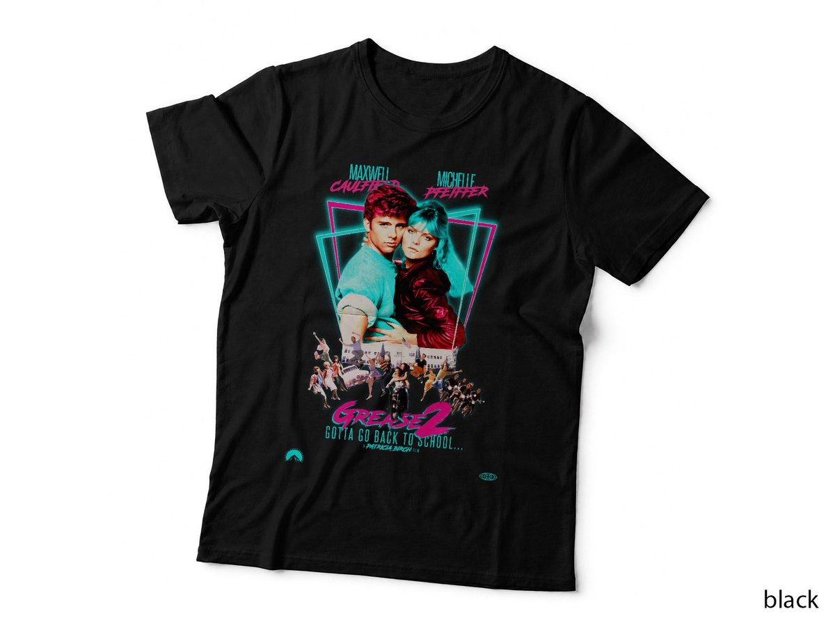Classic 80s Movie, Grease 2 80s, Neon 80's GREASE 2 Classic T-Shirt