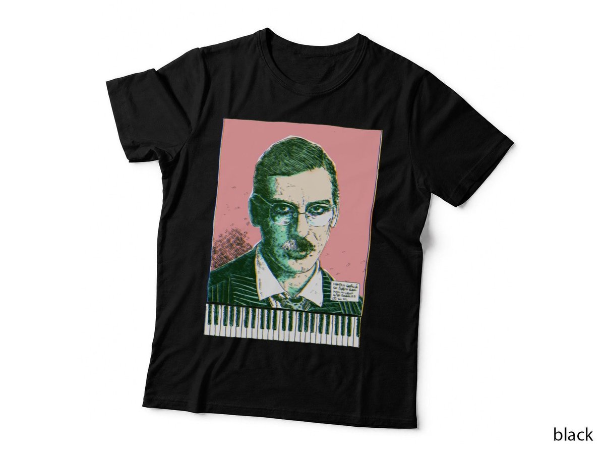 Charly García in Piano Bar, by Maximiliano Lopez Barrios  T-Shirt