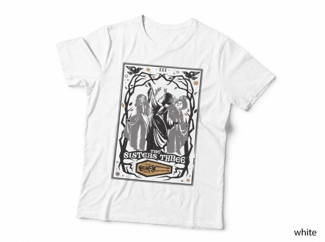 Halloween Hocus Pocus The Sisters Three T-Shirt, Spooky Witchcraft Theme