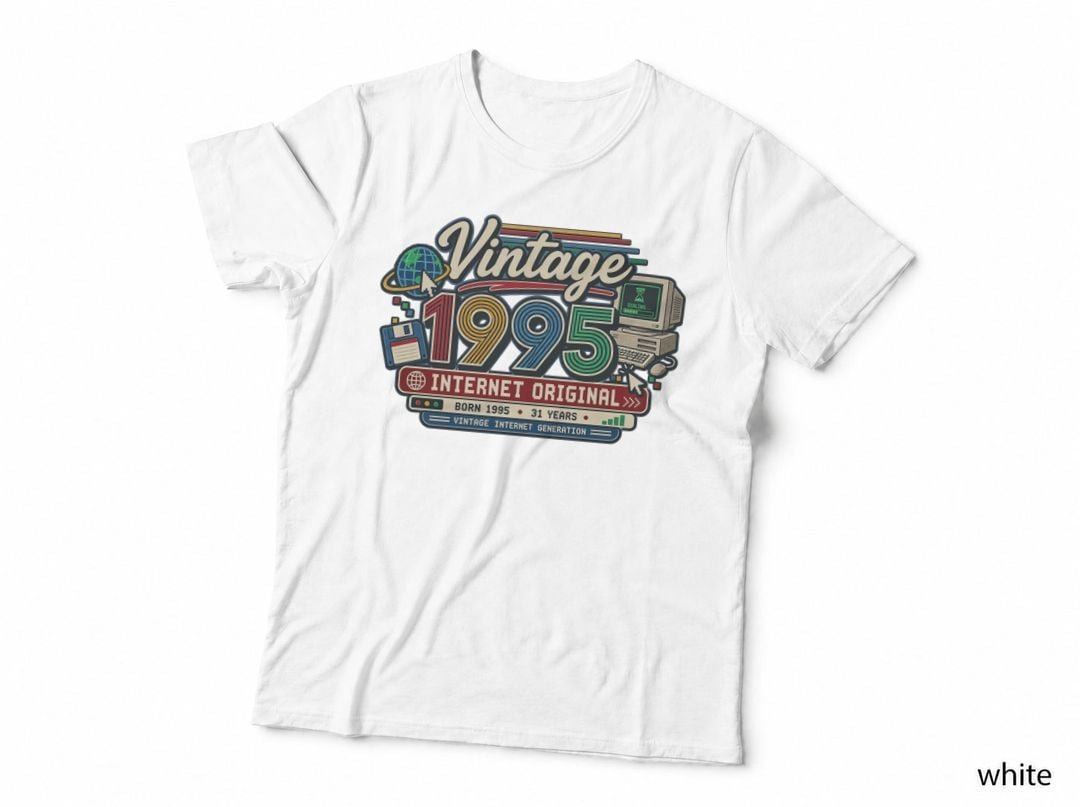 31st Birthday 1995 Internet Dial Up Computer 90s T-Shirt Hoodie Vintage Gift
