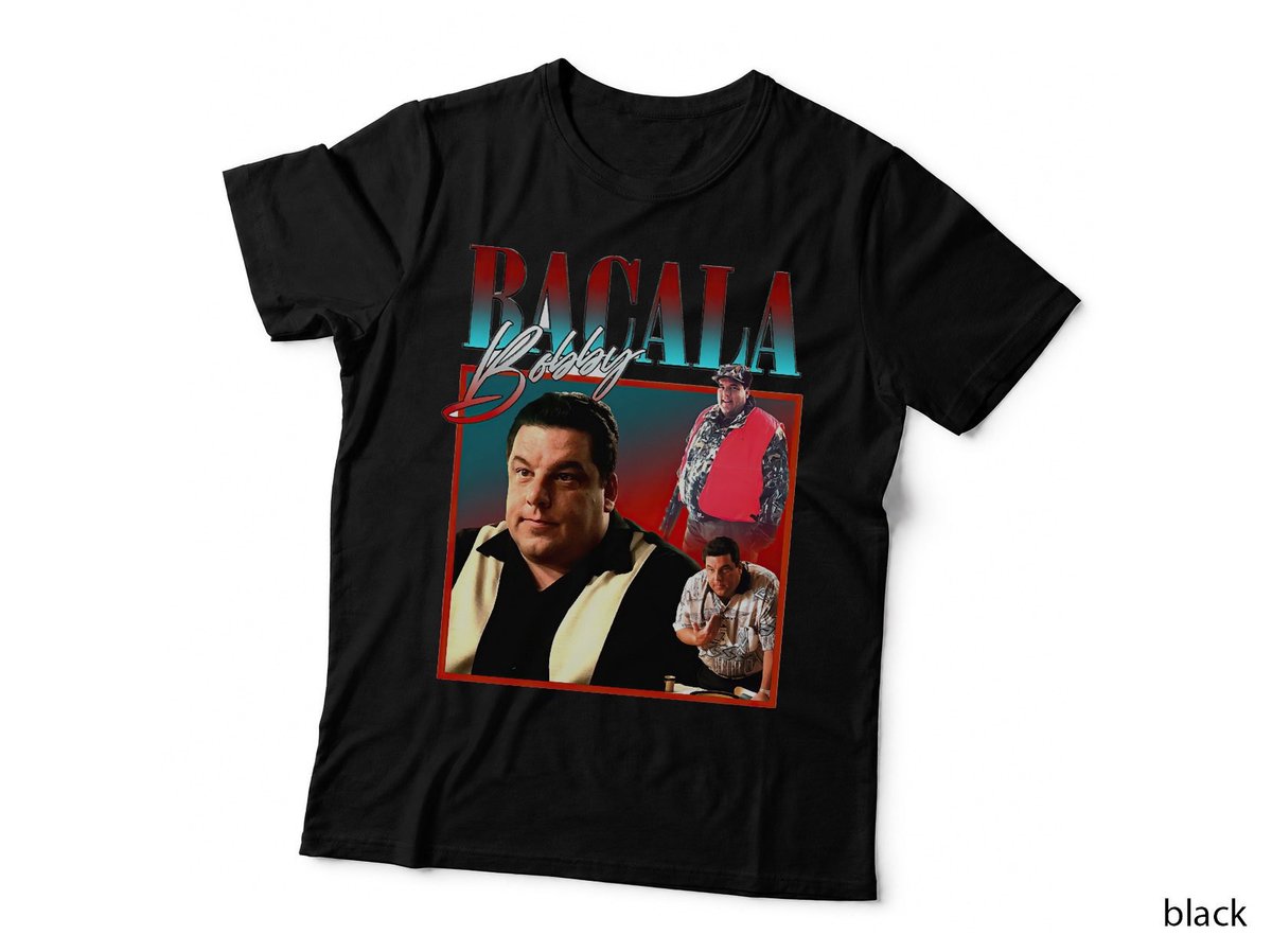 Bobby Bacala T-Shirt, Sopranos Retro Homage, 90s Mob TV Comedy Fan