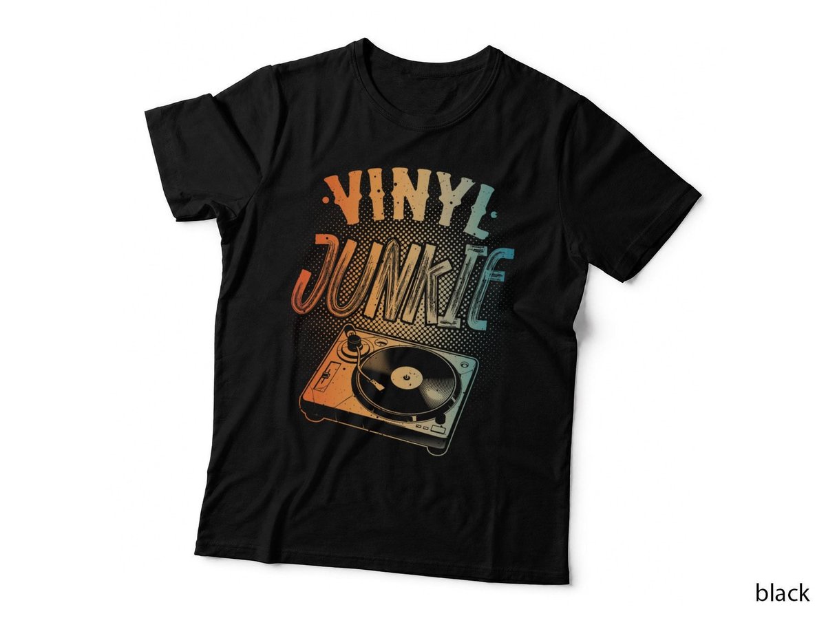 Cool Vinyl Record Art For Men Women LP Album Vinyl Collector T-Shirt