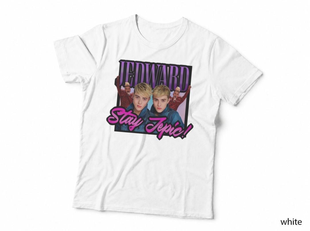 Jedward Stay Jepic T-Shirt, Irish Pop Music Duo, Retro Fan Homage