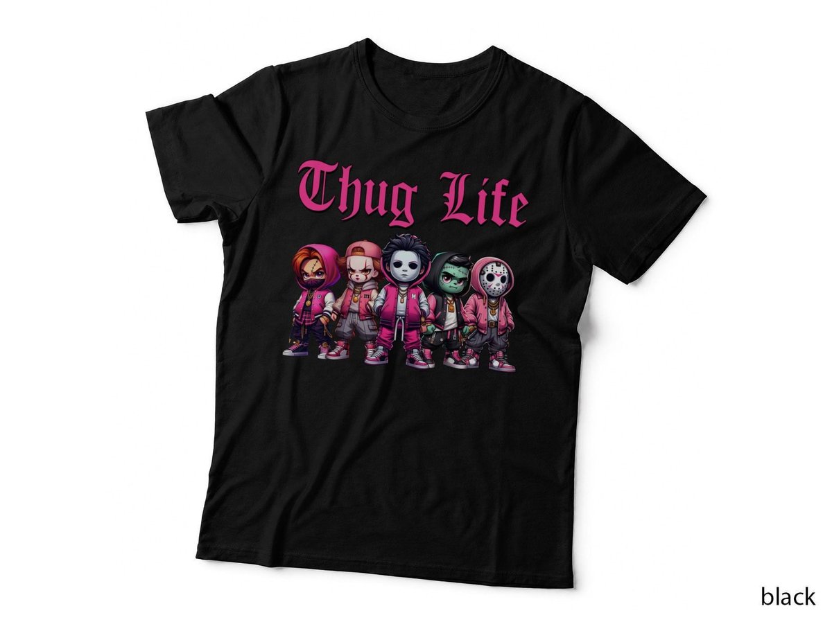 Thug Life Gangsta Kids T-Shirt, Streetwear Style, Urban Fashion