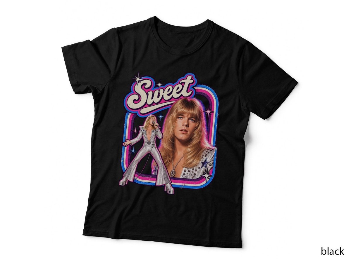 Sweet Electric 70s Glam Rock Vintage Band Music T-Shirt, Concert Hoodie