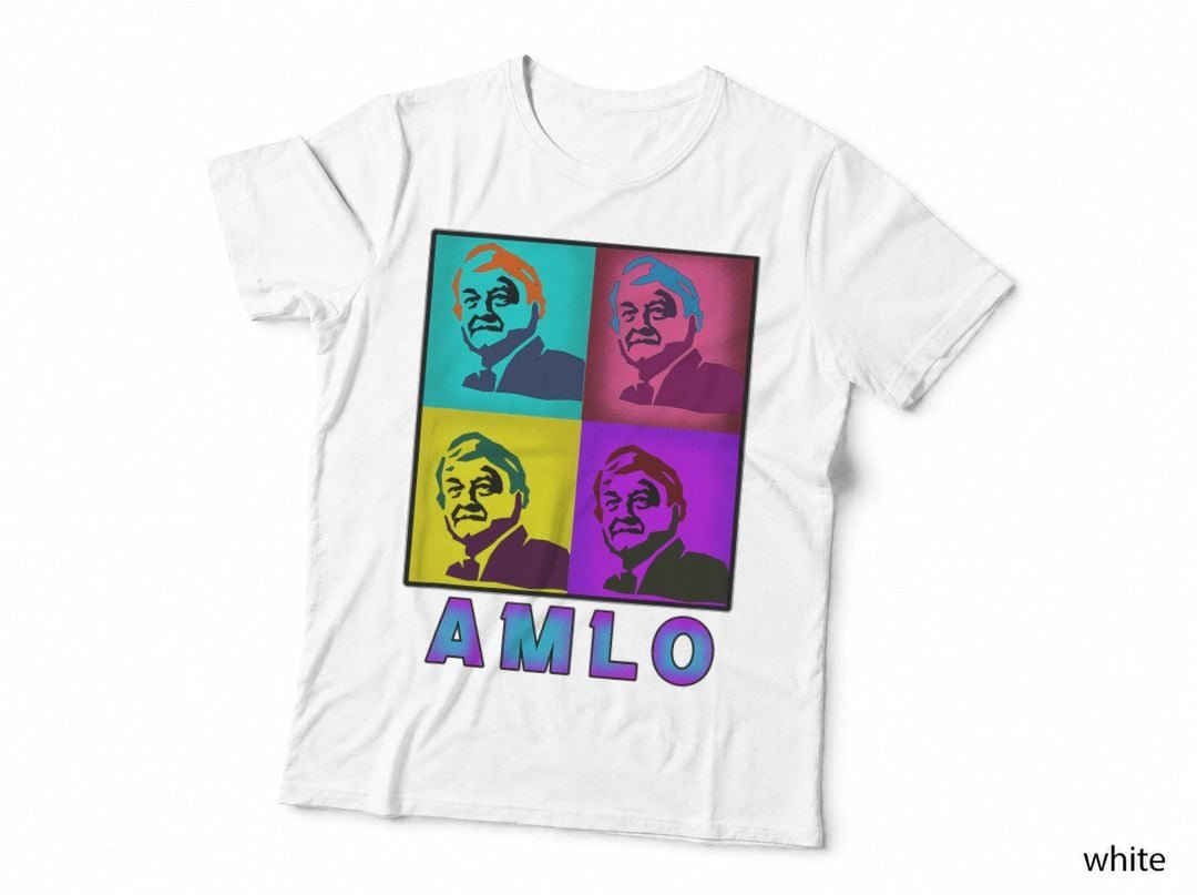 AMLO Pop Art Mexican President Lopez Obrador Amlover AMLO T-Shirt