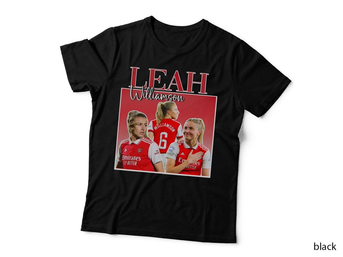Leah Williamson - Homage Retro 90s Design AWFC T-Shirt
