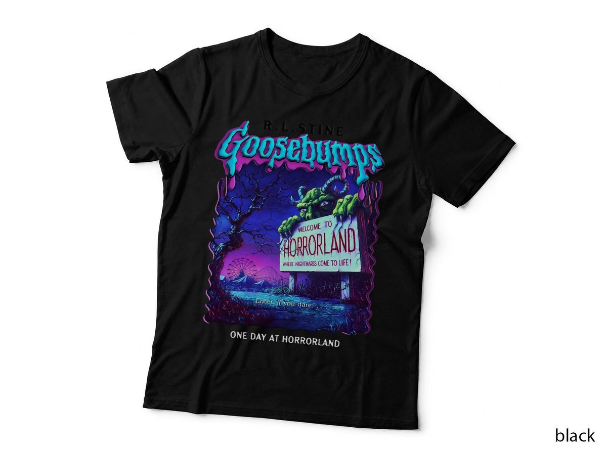 Goosebumps One Day At HorrorLand T-Shirt, Retro Horror Theme