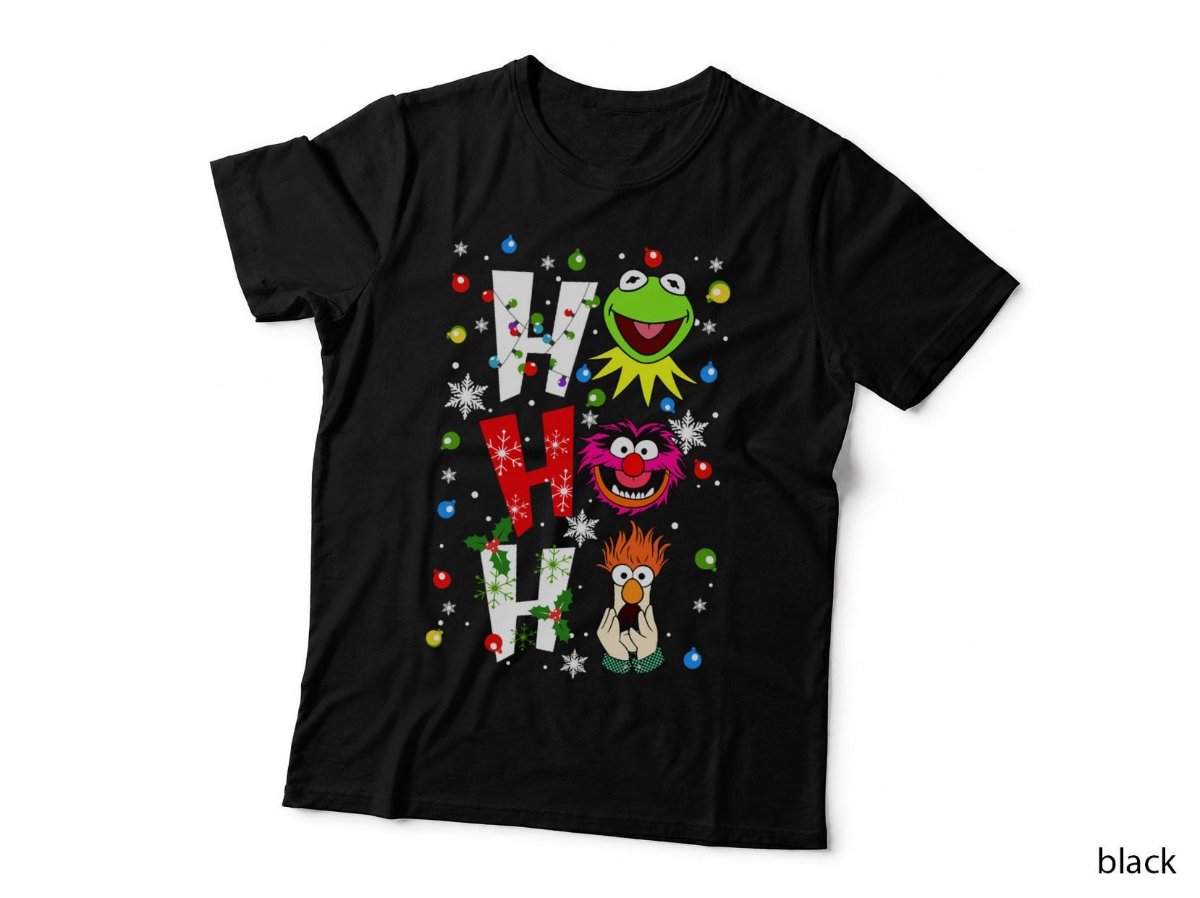 The Muppet Show Ho Ho Ho T-Shirt, Christmas Puppet TV Festive Xmas Hoodie