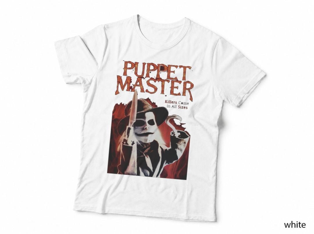 Puppet Master T-Shirt, Retro Horror Movie, Halloween Costume