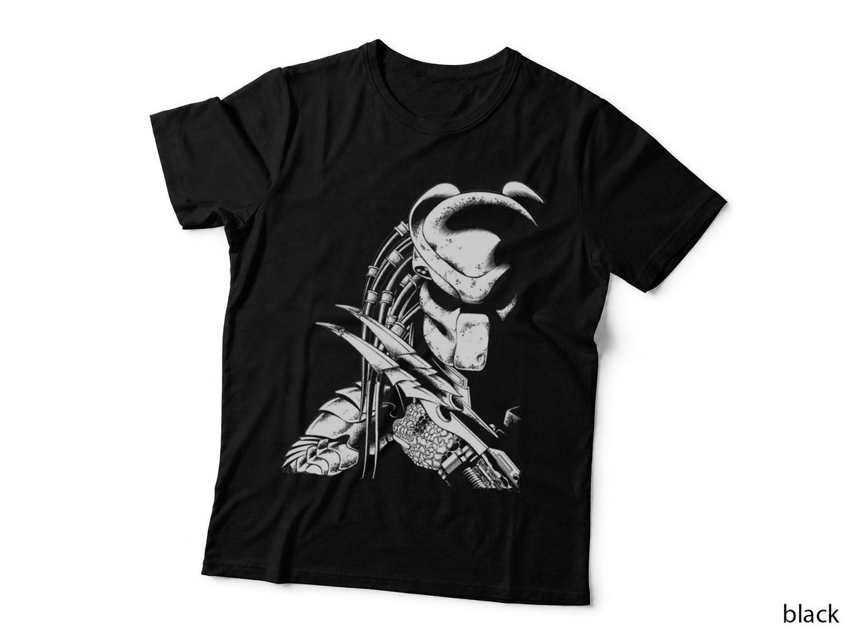 Predator Movie Shirt, Sci-Fi Horror, Alien Hunter Print