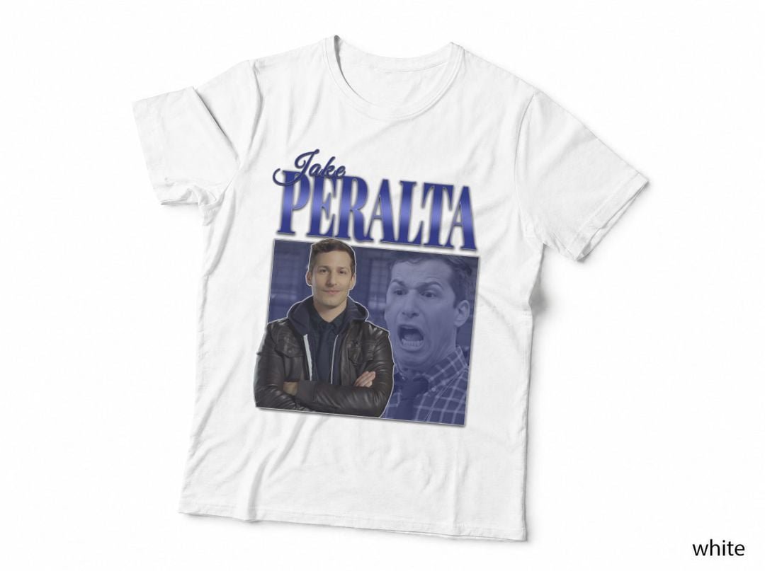 Jake Peralta T-Shirt, Brooklyn Nine-Nine Theme, Comedy Fan Art