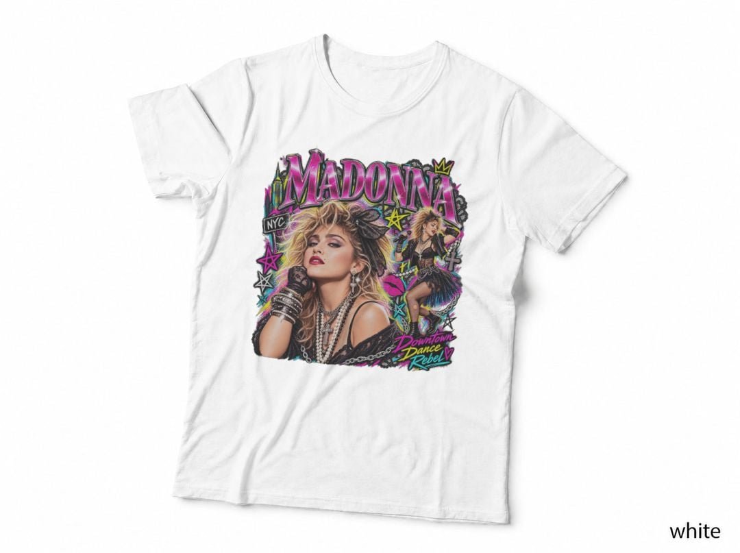 Madonna 80s Pop Icon Dance Music New York T-Shirt Hoodie Vintage Gift