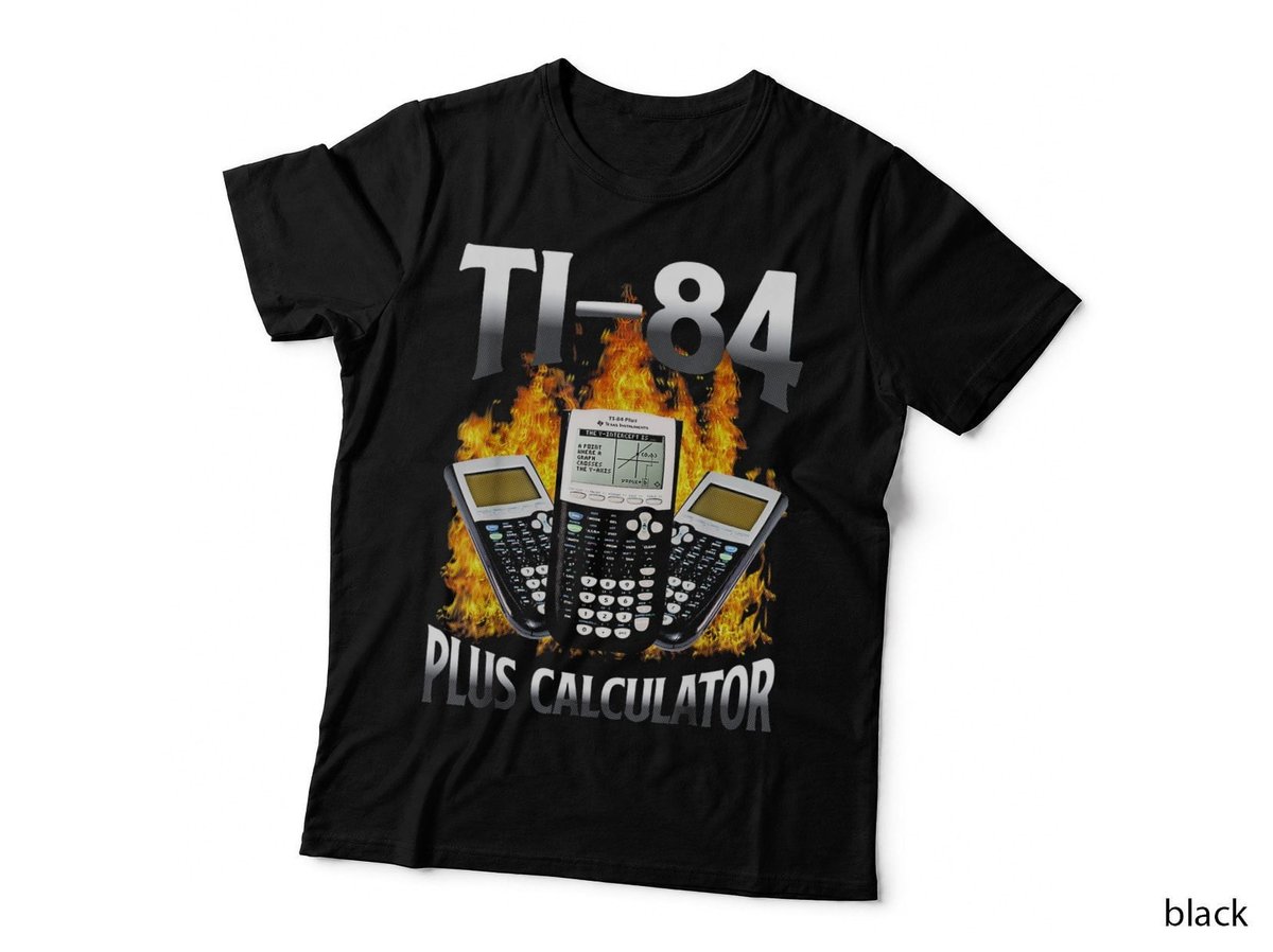 Scientific Calculator Shirt, TI-84 Plus Calculator T-Shirt
