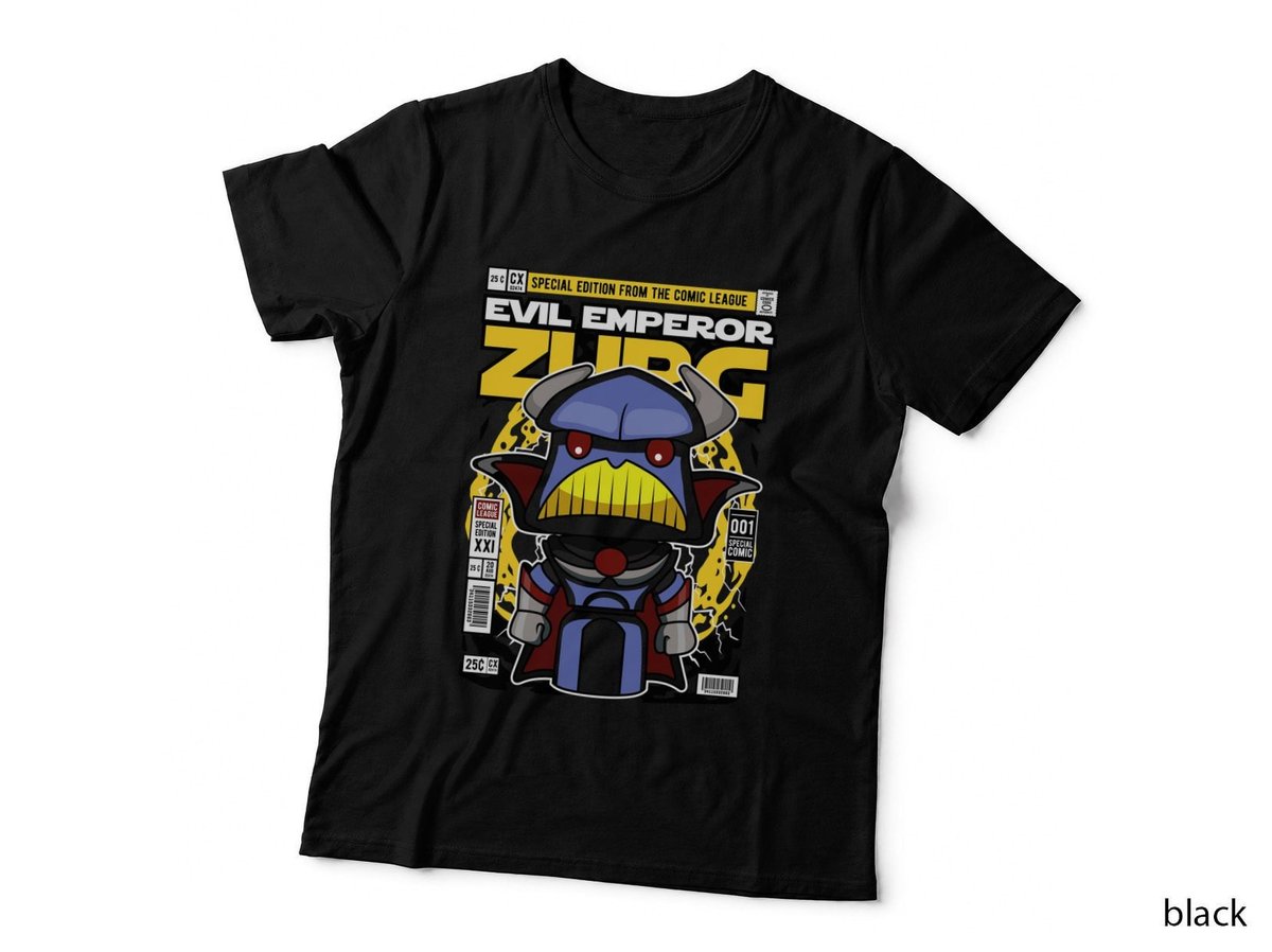 Evil Emperor Zurg T-Shirt, Retro Sci-Fi, Comic Book Fans