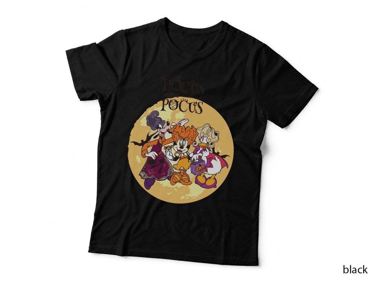 Hocus Pocus Halloween Witches Mouse And Friends T-Shirt