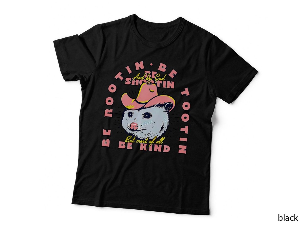 Opossum Bee Rootin Be Tootin Most Of All Be Kind Vintage Premium T-Shirt