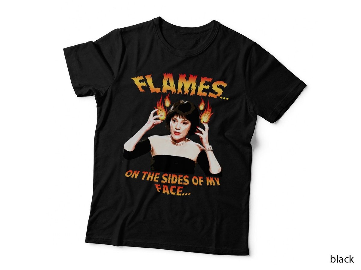 Clue Mrs White Flames T-Shirt