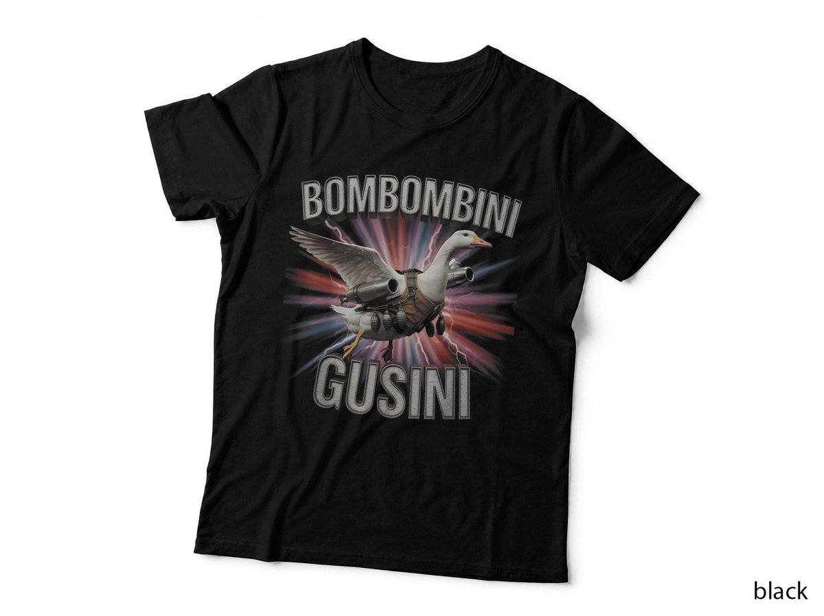 Bombombini Gusini Funny Italian Brainrot Meme Bootleg T-Shirt
