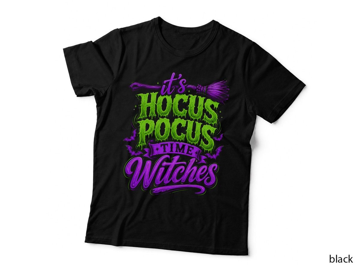 It's Hocus Pocus Time Witches Funny Halloween Witchy Party T-Shirt Hoodie Fall