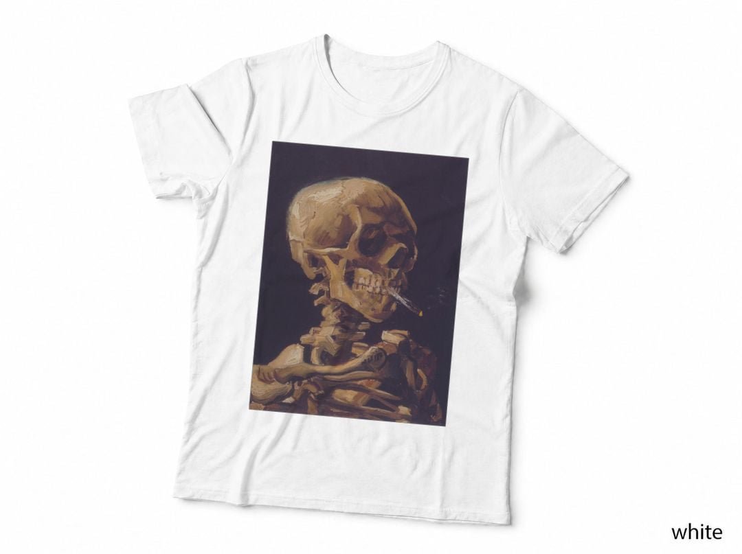 Vincent Van Gogh's 'Skull with a Burning Cigarette' Classic  T-Shirt