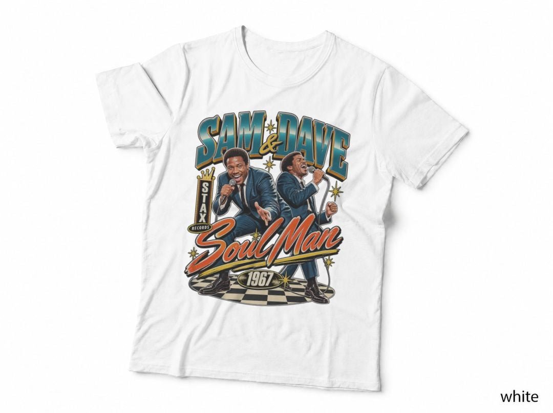 Sam And Dave Soul Man Stax Records 1967 Southern Soul R&B T-Shirt Hoodie