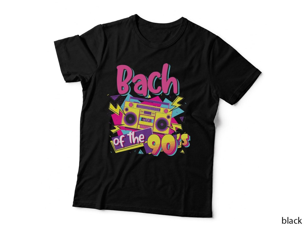 BachOf The 90's Bridal 90s Theme Bachelorette Matching T-Shirt