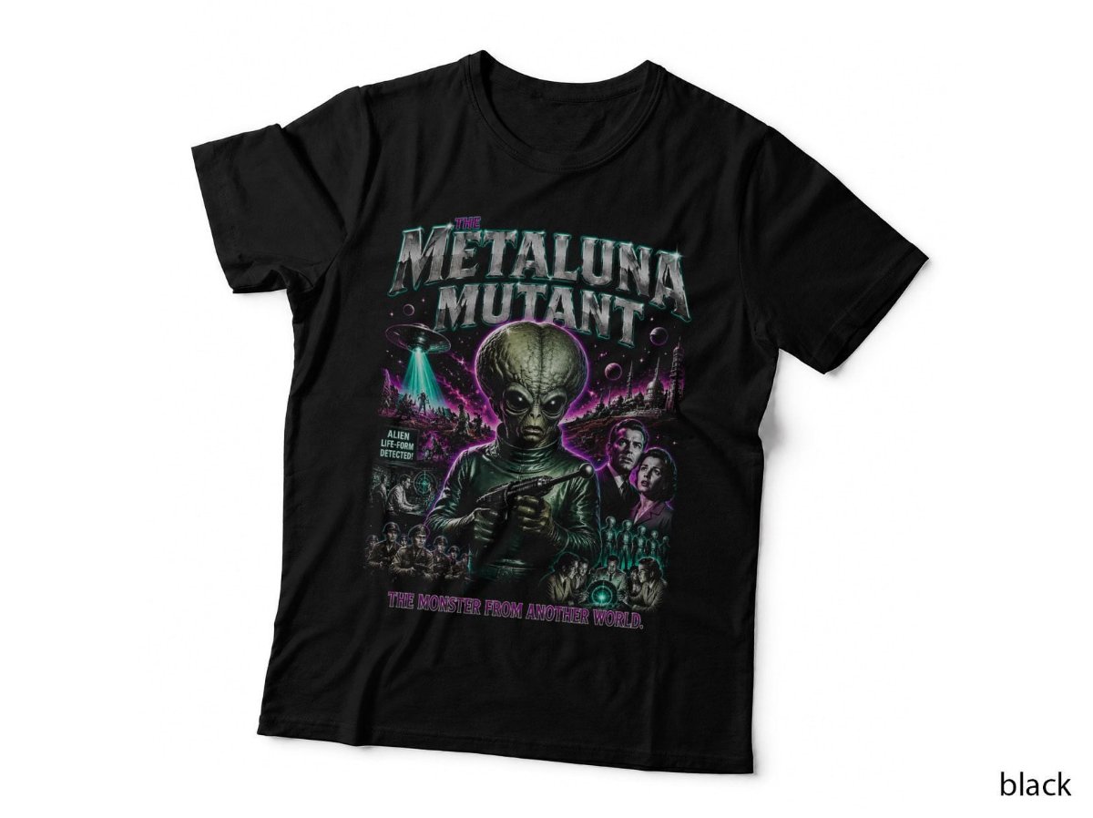 This Island Earth Metaluna Mutant T-Shirt, Vintage 50s Sci Fi Halftone Hoodie