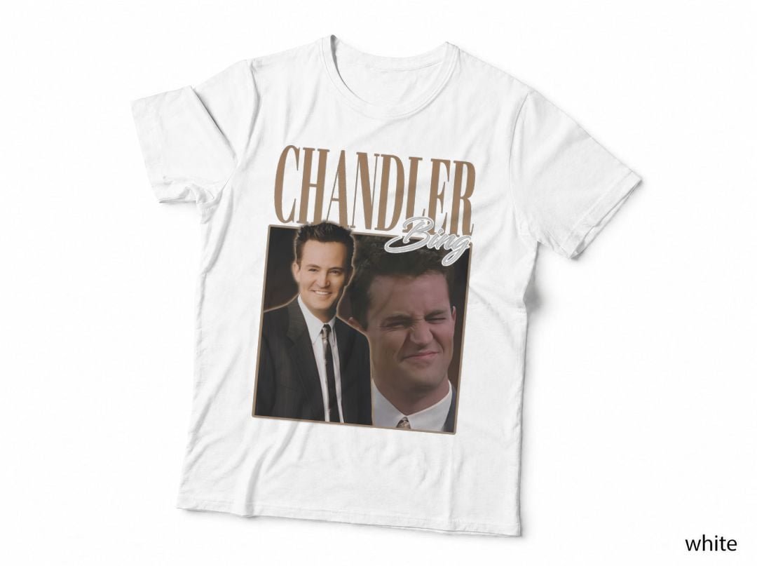 Retro Chandler Bing Homage Friends Movie Retro RIP Matthew Perry T-Shirt