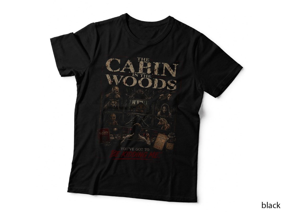 The Cabin In The Woods T-Shirt, Control Room Horror Movie Halftone Hoodie