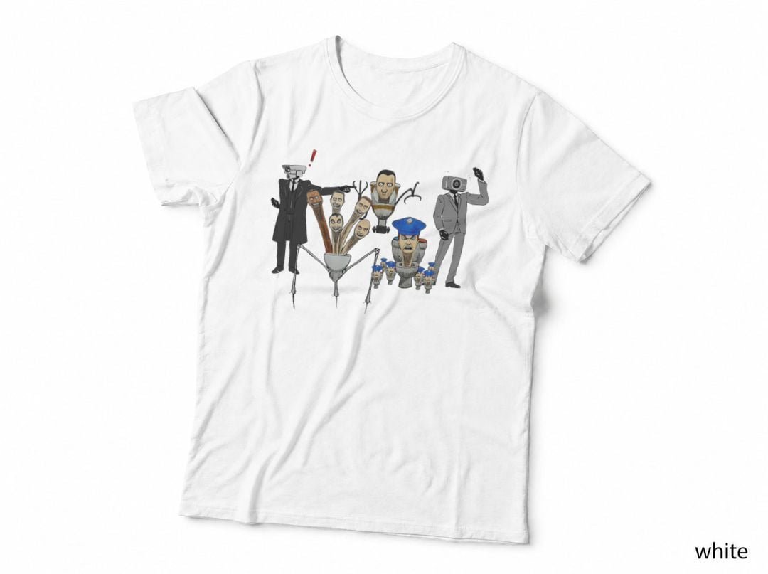Skibidi toilet, Camera man, Speaker man, TV man T-Shirt