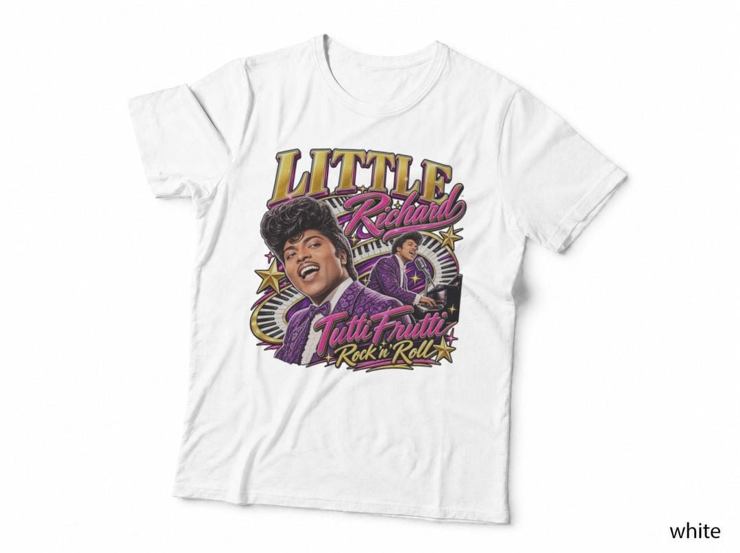 Little Richard Tutti Frutti Rock And Roll 1950s Piano T-Shirt Hoodie Rockabilly