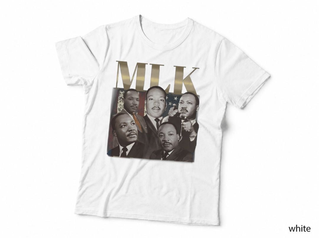 Martin Luther King Jr. Graphic Tribute T-Shirt, Civil Rights Icon