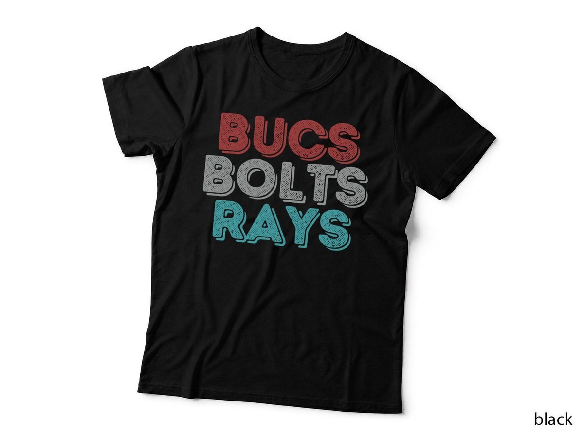 Retro Vintage Bucs Bolts Rays T-Shirt