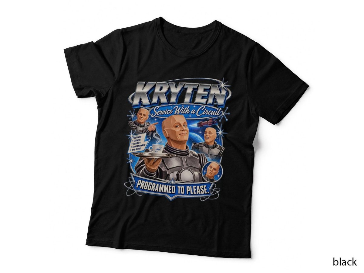 Red Dwarf Vintage Appliance Kryten Sci Fi Comedy T-Shirt, Cult TV Hoodie